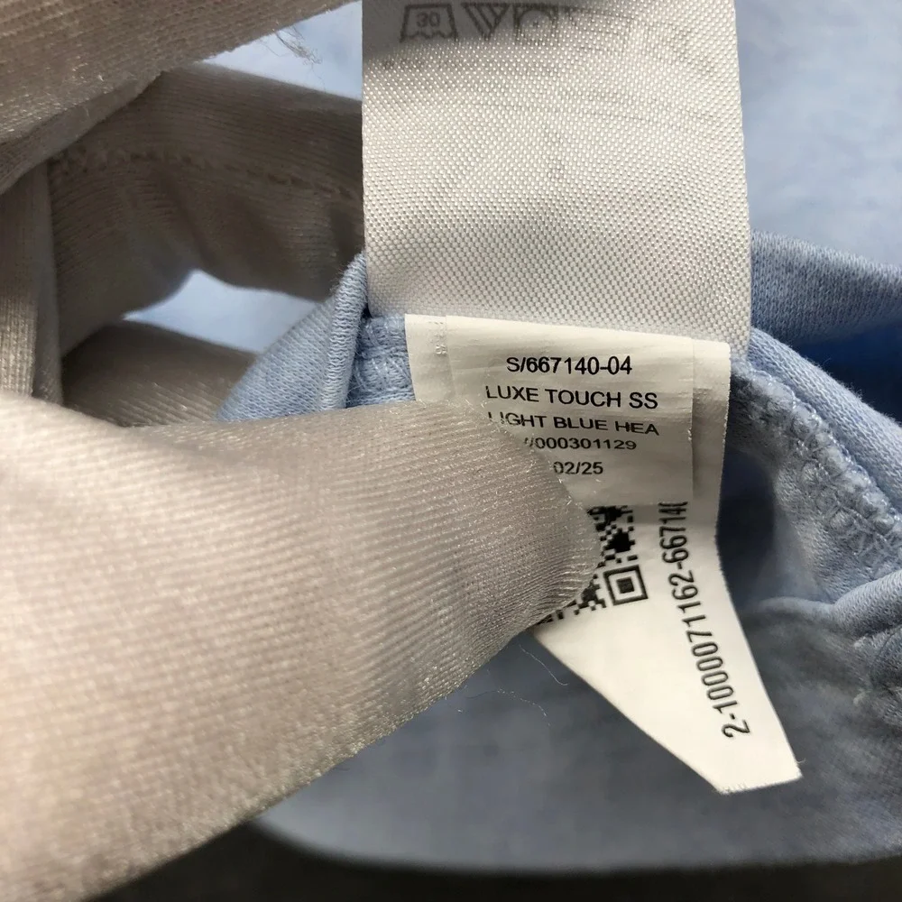 Banana Republic‎ Luxe Touch T-Shirt Mens Small Light Blue Short Sleeve Crewneck